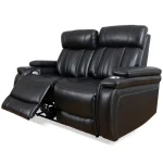 Royce – Midnight Power Loveseat Recliners black 18