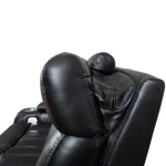 Royce – Midnight Power Loveseat Recliners black 20