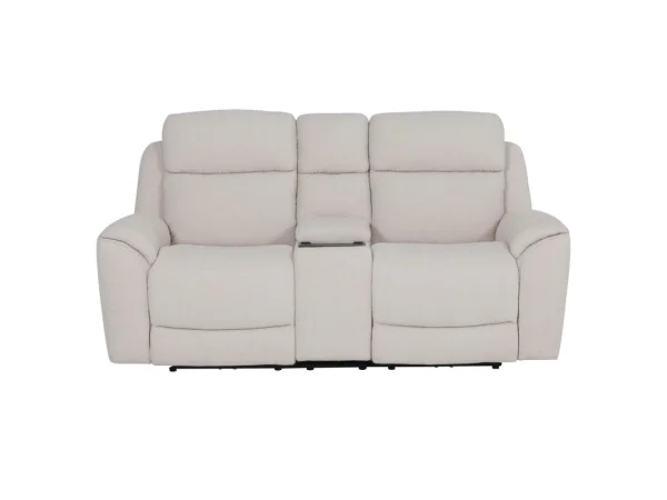 Sebastian – Lenox Bone Power Console Loveseat Recliners Lenox Bone