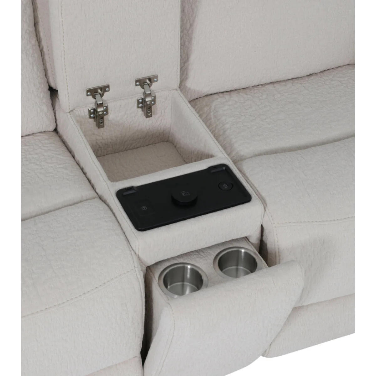 Sebastian – Lenox Bone Power Console Loveseat Recliners Lenox Bone 10