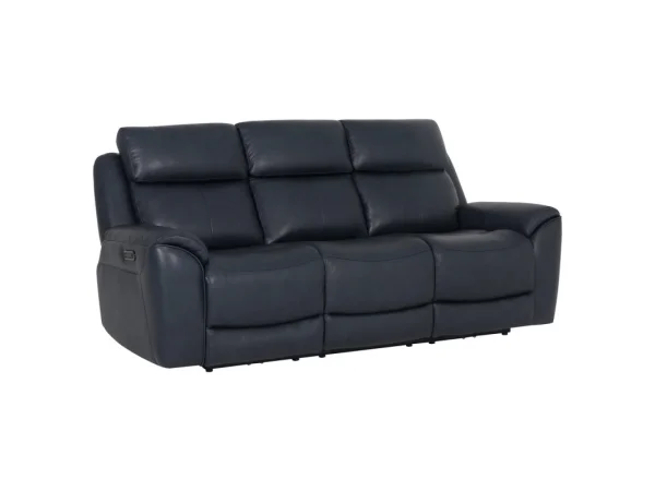 Sebastian – Opulent Navy Power Sofa Recliners blue