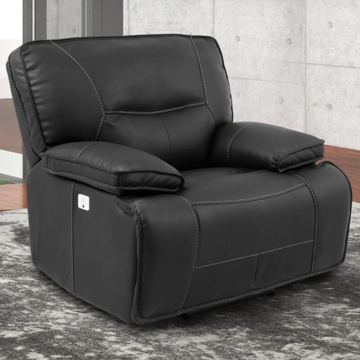 Spartacus – Black Power Recliner Recliners black 4