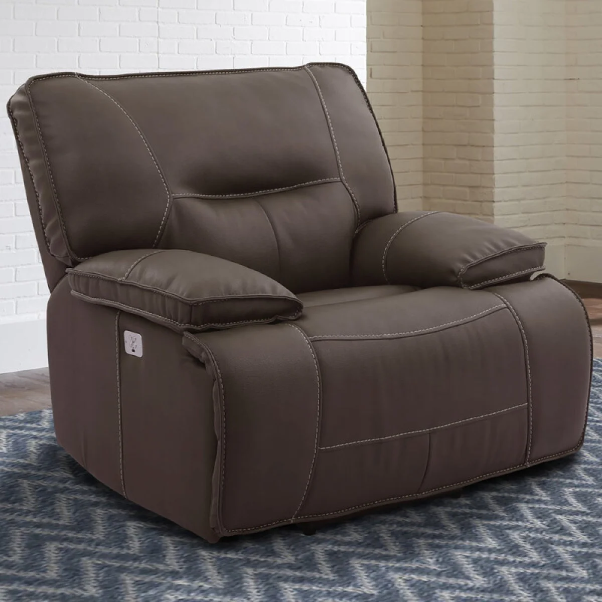 Spartacus – Chocolate Power Recliner Recliners Brown 4