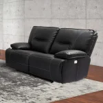 Spartacus – Black Power Loveseat Recliners black 9