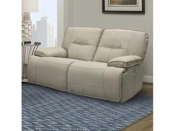 Spartacus – Oyster Power Loveseat Recliners Oyster