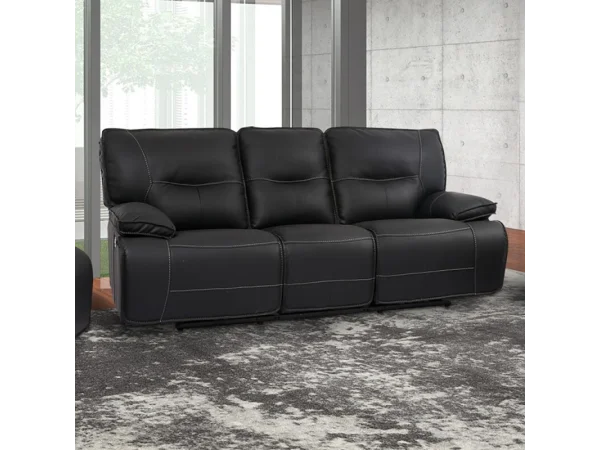 Spartacus – Black Power Sofa Recliners black 4
