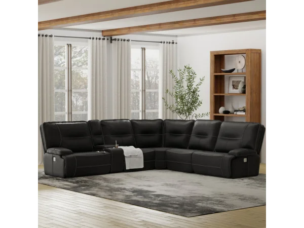 Spartacus – Black 6pc Package A (811lph, 810, 850, 840, 860, 811rph) Recliners black