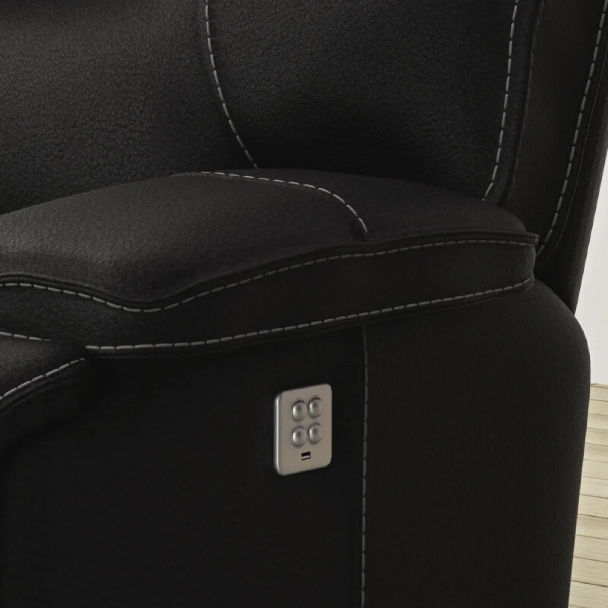 Spartacus – Black 6pc Package A (811lph, 810, 850, 840, 860, 811rph) Recliners black 8
