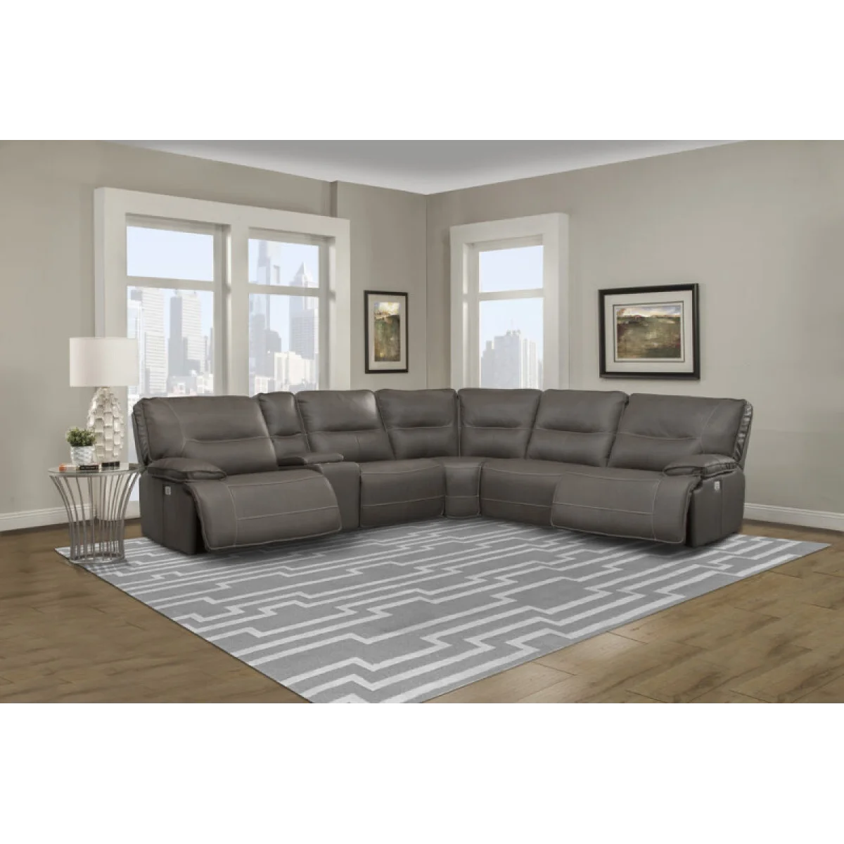 Spartacus – Haze 6pc Package A (811lph, 810, 850, 840, 860, 811rph) Recliners Brown 8