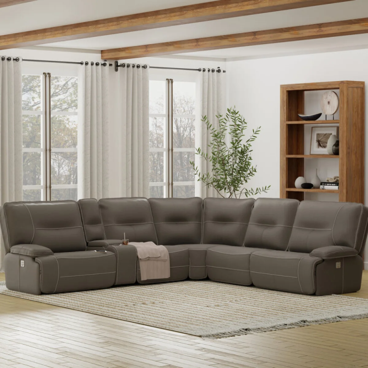Spartacus – Haze 6pc Package A (811lph, 810, 850, 840, 860, 811rph) Recliners Brown 9