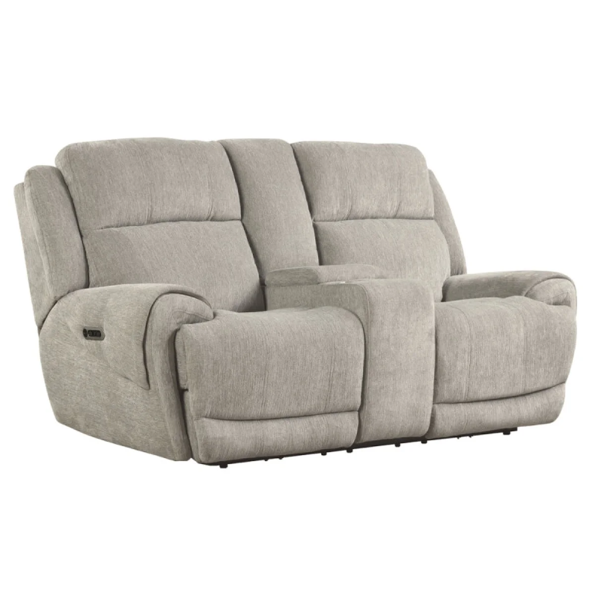 Spencer – Tide Pebble Power Console Loveseat Recliners Cream 4