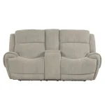 Spencer – Tide Pebble Power Console Loveseat Recliners Cream 9