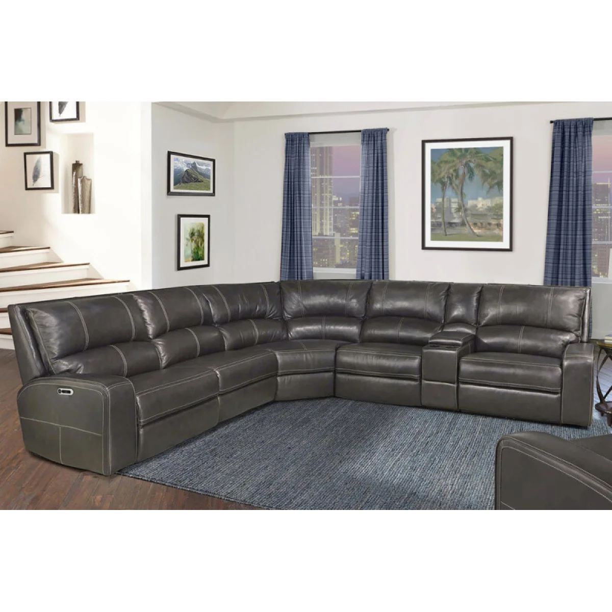 Swift – Twilight 6pc Package A (811lph, 810p, 850, 840, 860, 811rph) Recliners Brown 4