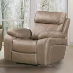 Theon – Stokes Toffee Manual Glider Recliner Recliners Brown 7
