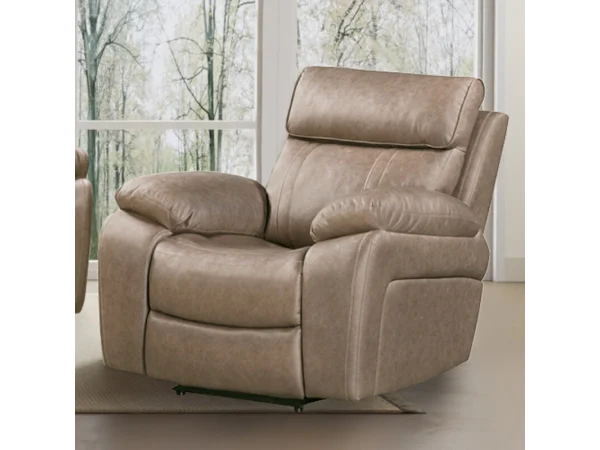 Theon – Stokes Toffee Manual Glider Recliner Recliners Brown