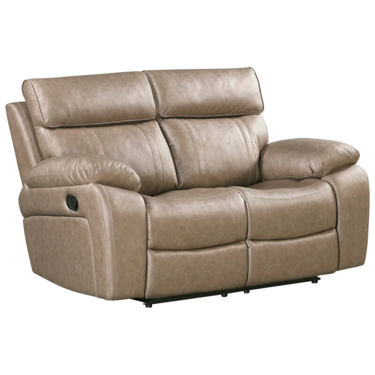 Theon – Stokes Toffee Manual Loveseat Recliners Brown 6