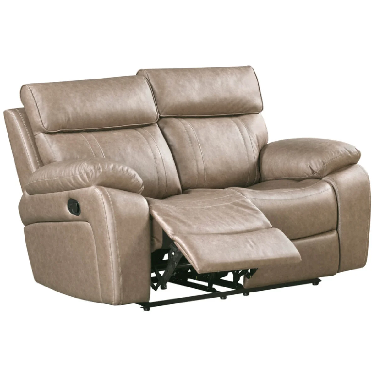 Theon – Stokes Toffee Manual Loveseat Recliners Brown 8