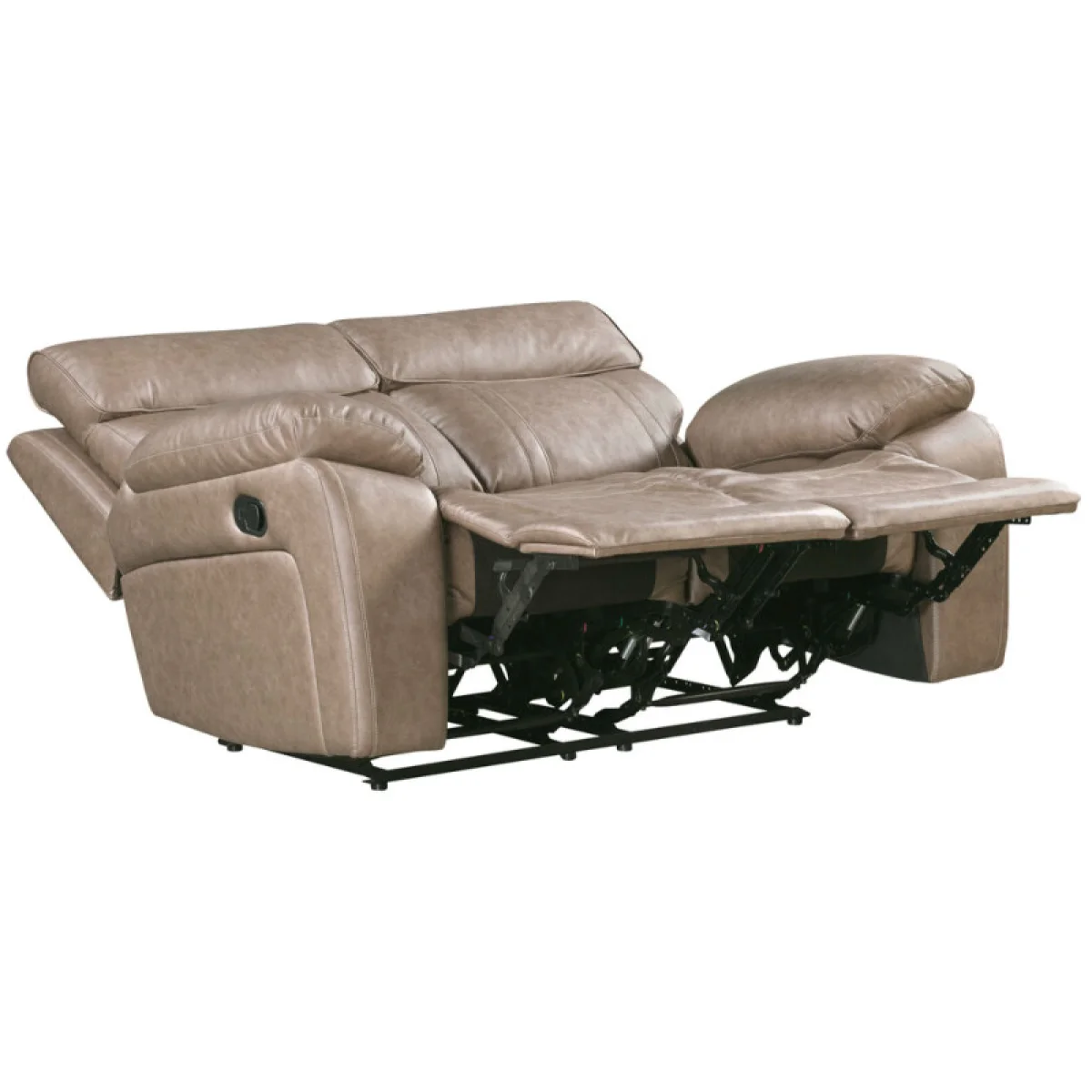 Theon – Stokes Toffee Manual Loveseat Recliners Brown 9