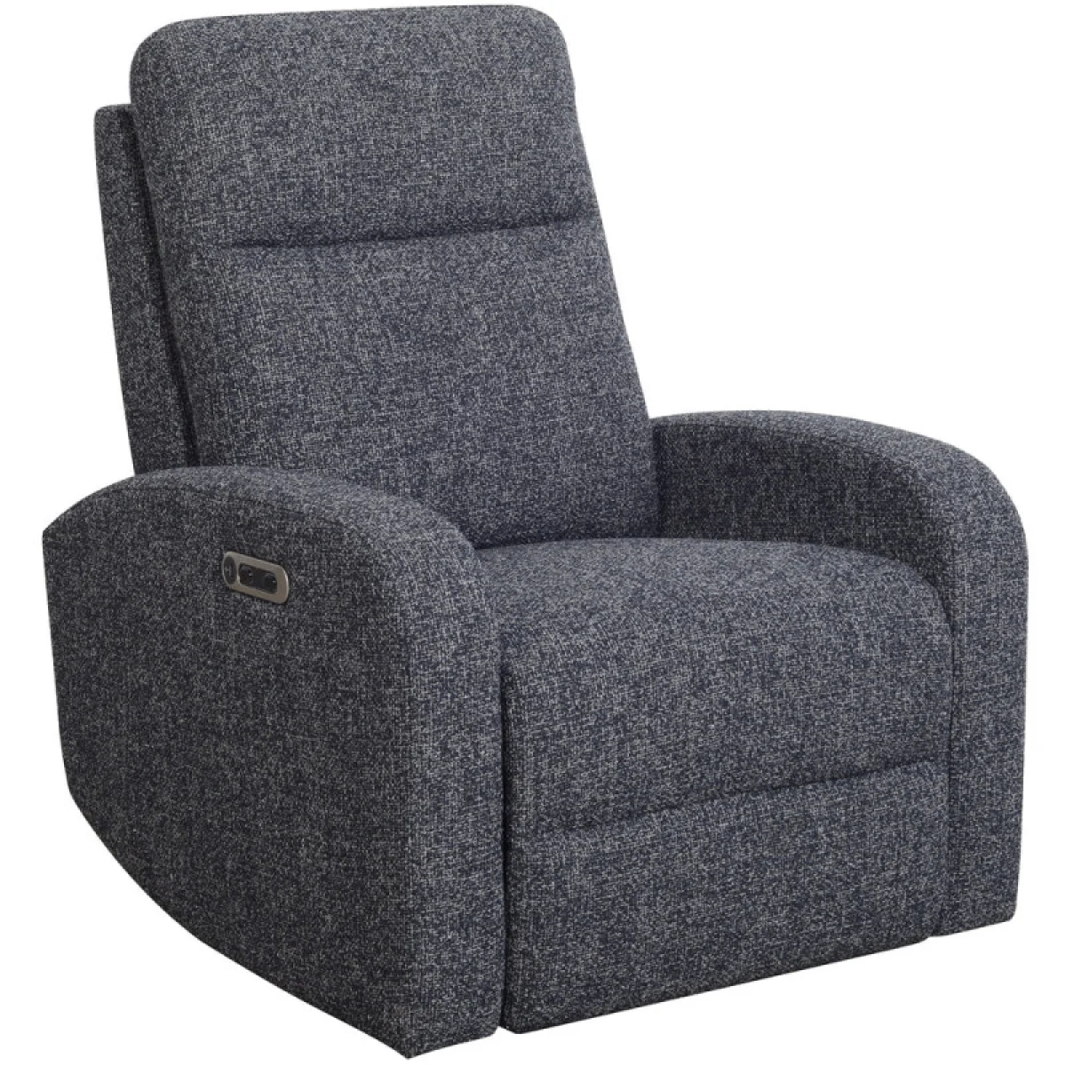 Thriller – Natural Beauty Denim Power Swivel Glider Recliner Recliners Gray 4