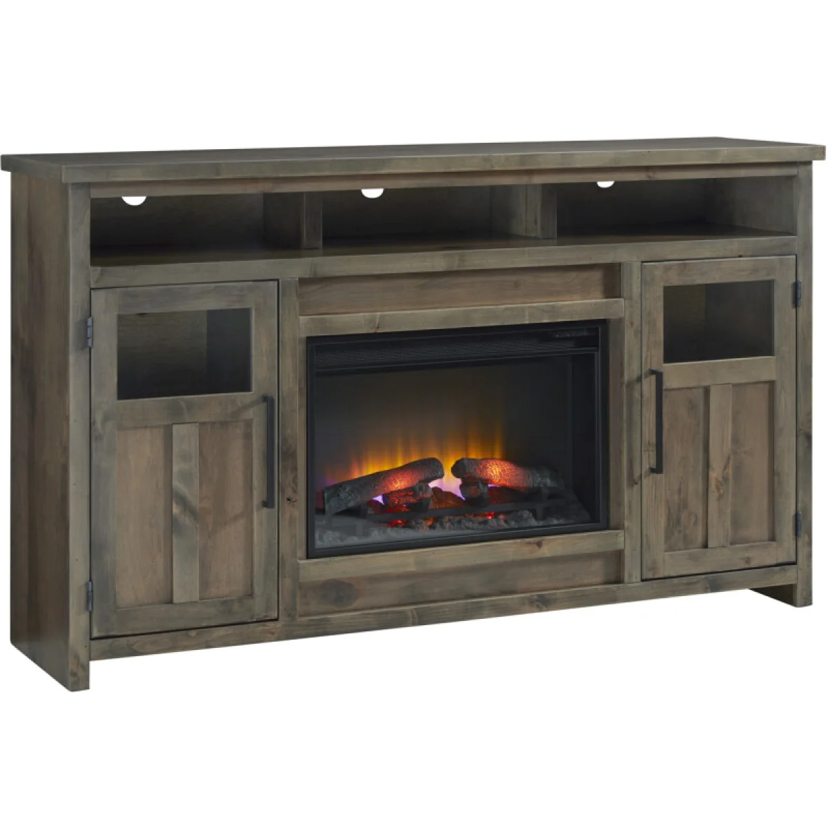 Finnegan 66″ Highboy Fireplace Console Fireplaces Aspen Home 4