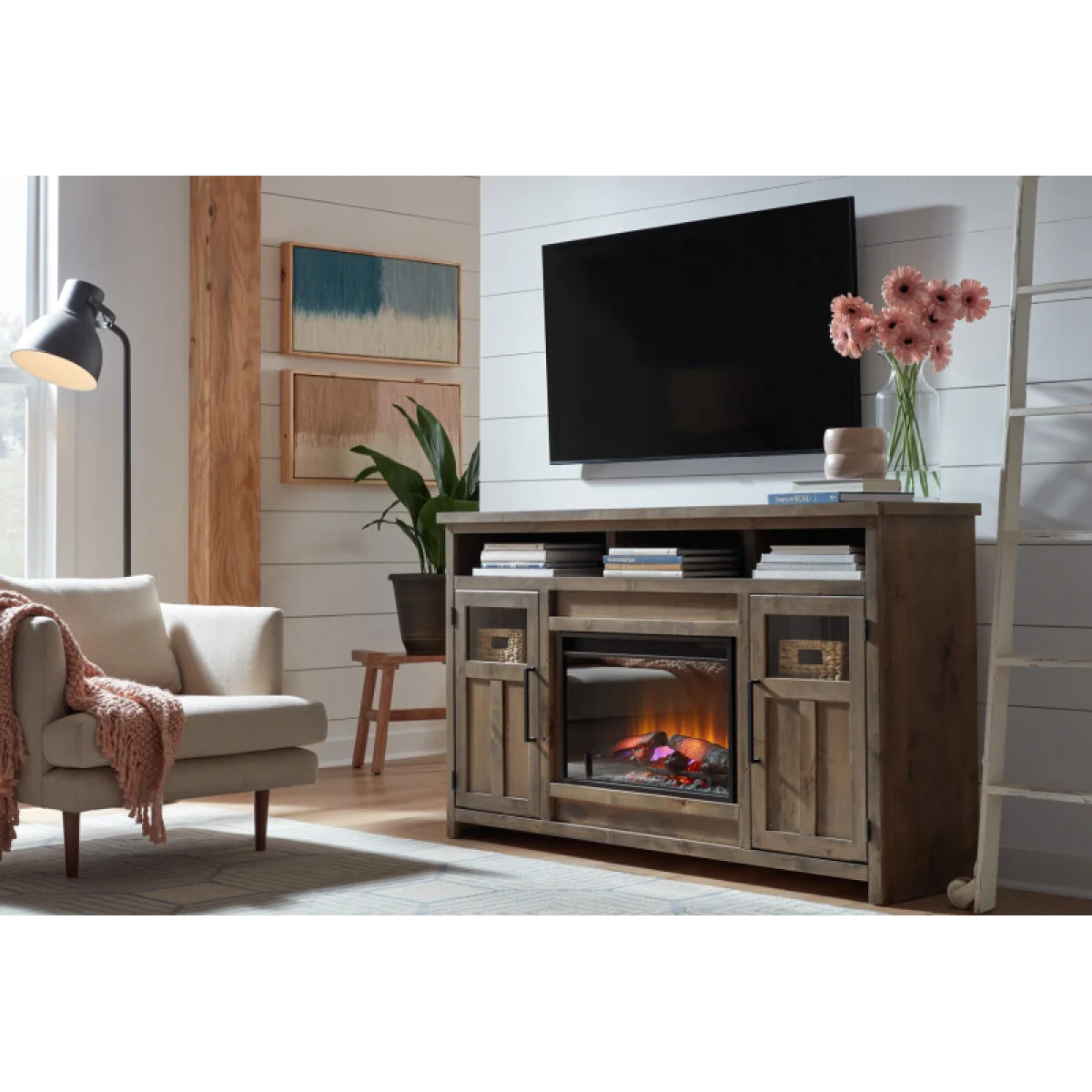 Finnegan 66″ Highboy Fireplace Console Fireplaces Aspen Home 6
