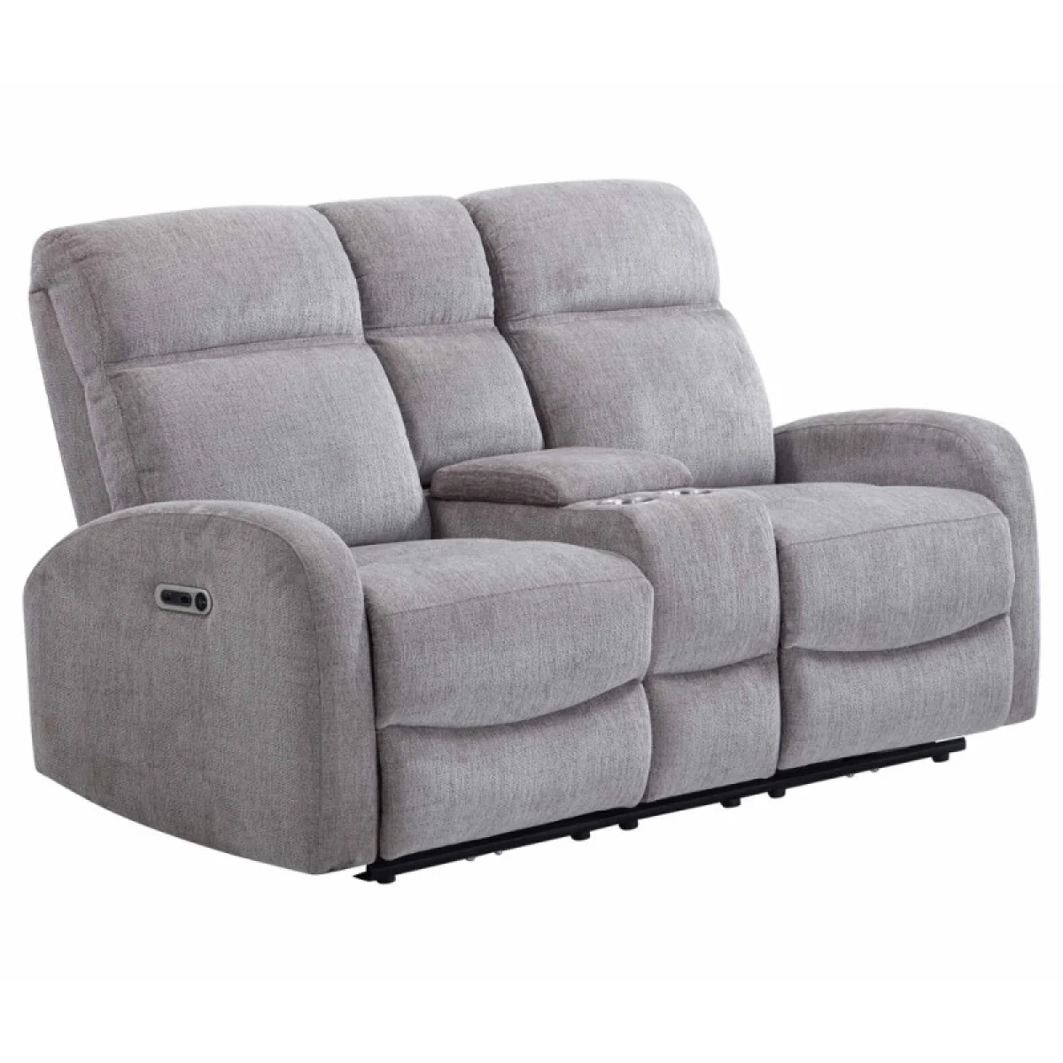 Tuscany – Whiskers Nature Power Console Loveseat Recliners Gray 4