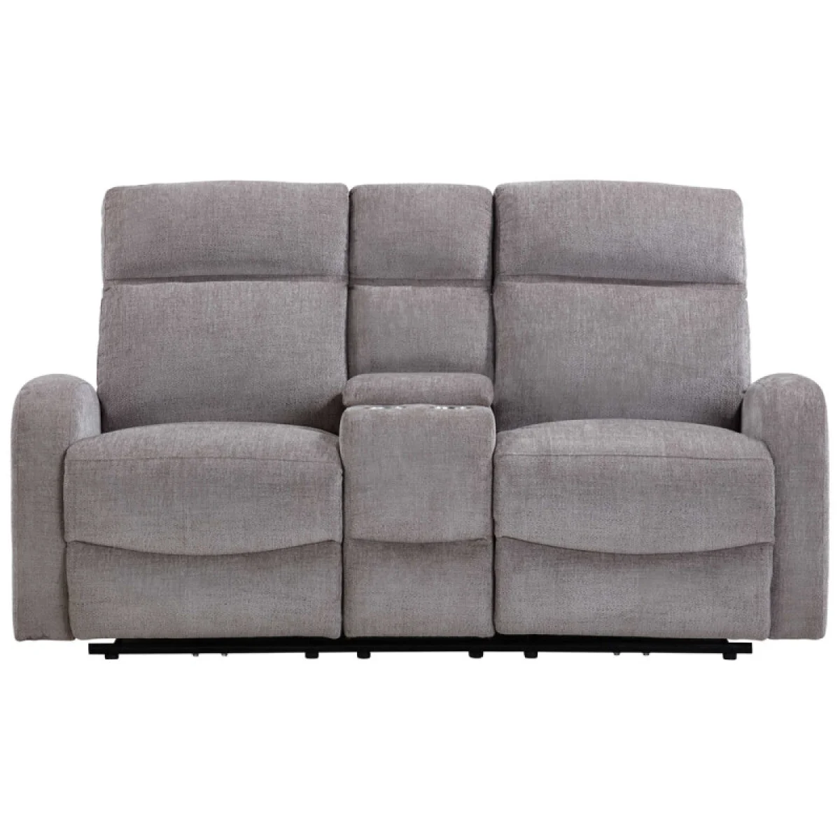 Tuscany – Whiskers Nature Power Console Loveseat Recliners Gray 6
