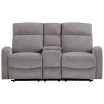 Tuscany – Whiskers Nature Power Console Loveseat Recliners Gray 15