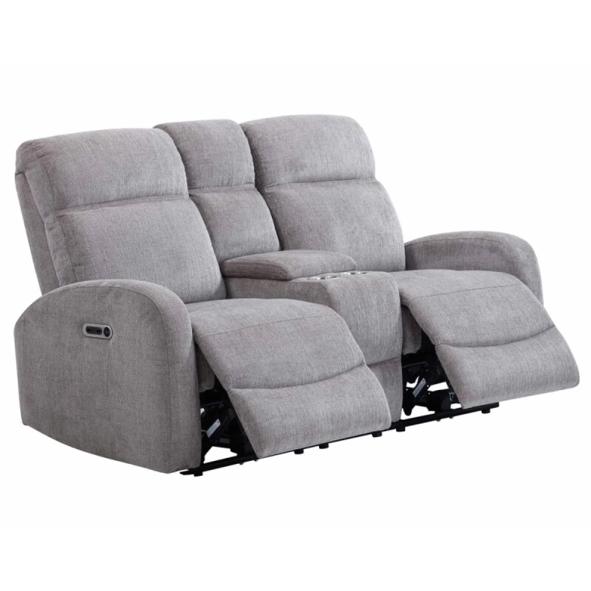 Tuscany – Whiskers Nature Power Console Loveseat Recliners Gray 7