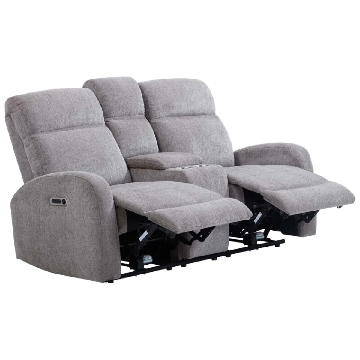 Tuscany – Whiskers Nature Power Console Loveseat Recliners Gray 8