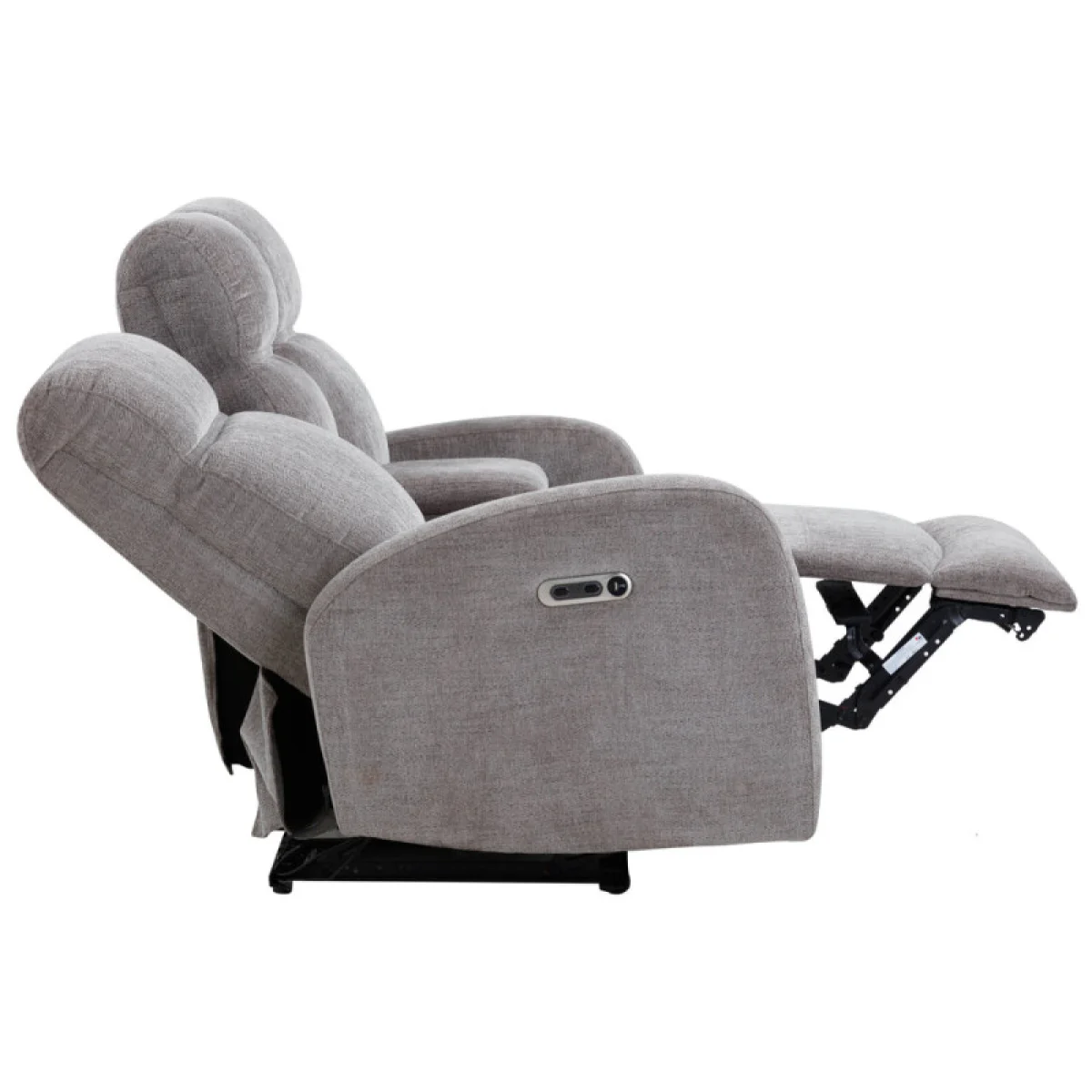 Tuscany – Whiskers Nature Power Console Loveseat Recliners Gray 10