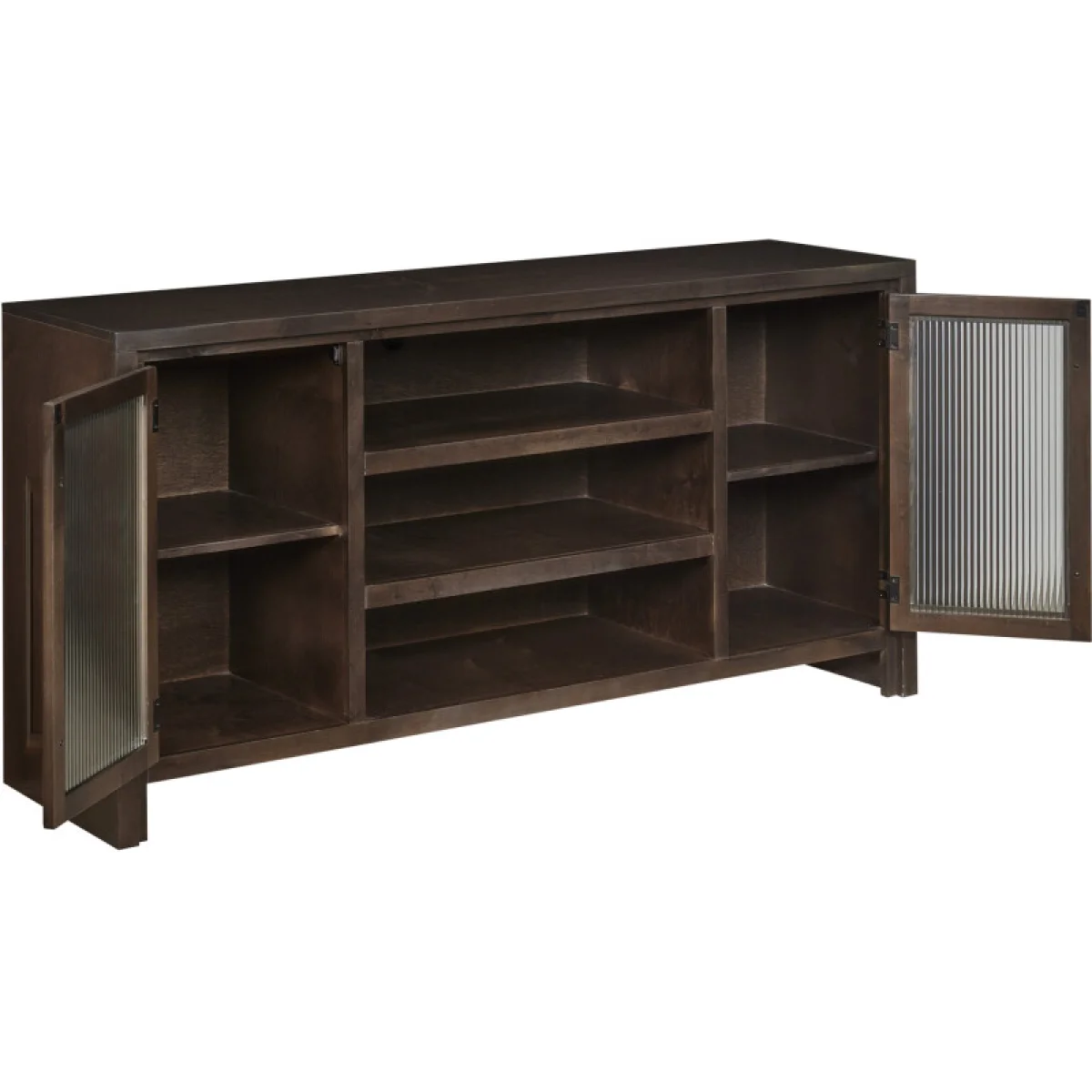 Tatum 66″ Console W/ 2 Doors MUU1242-BLK Entertainment Stands Aspen Home 12