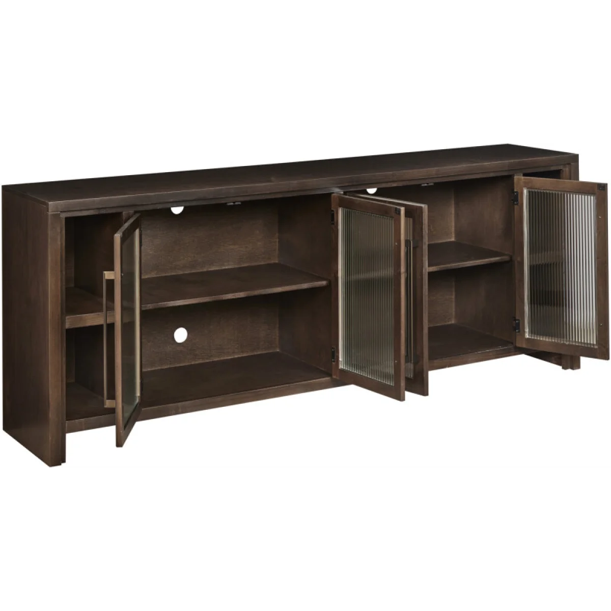 Tatum 84″ Console W/ 4 Doors Entertainment Stands Aspen Home 9
