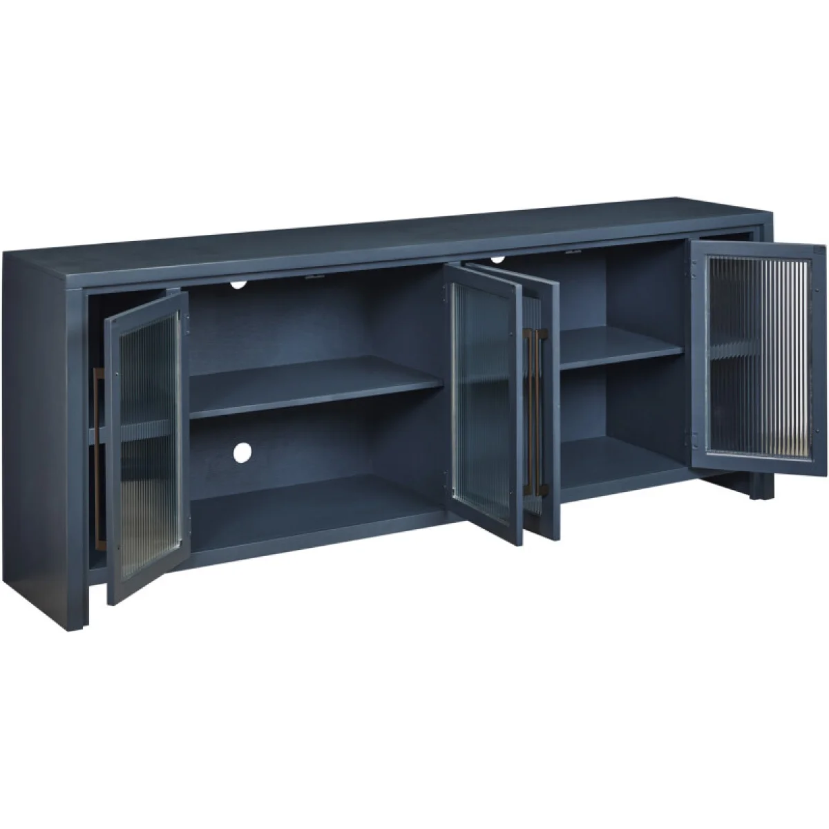Tatum 84″ Console W/ 4 Doors Entertainment Stands Aspen Home 10