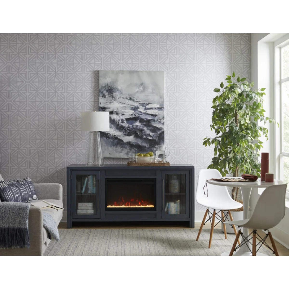 Tatum 66″ Fireplace Console Fireplaces Aspen Home 7