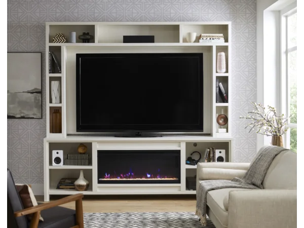 Tatum 96″ Hutch MUU1970H-BLK Fireplaces Aspen Home