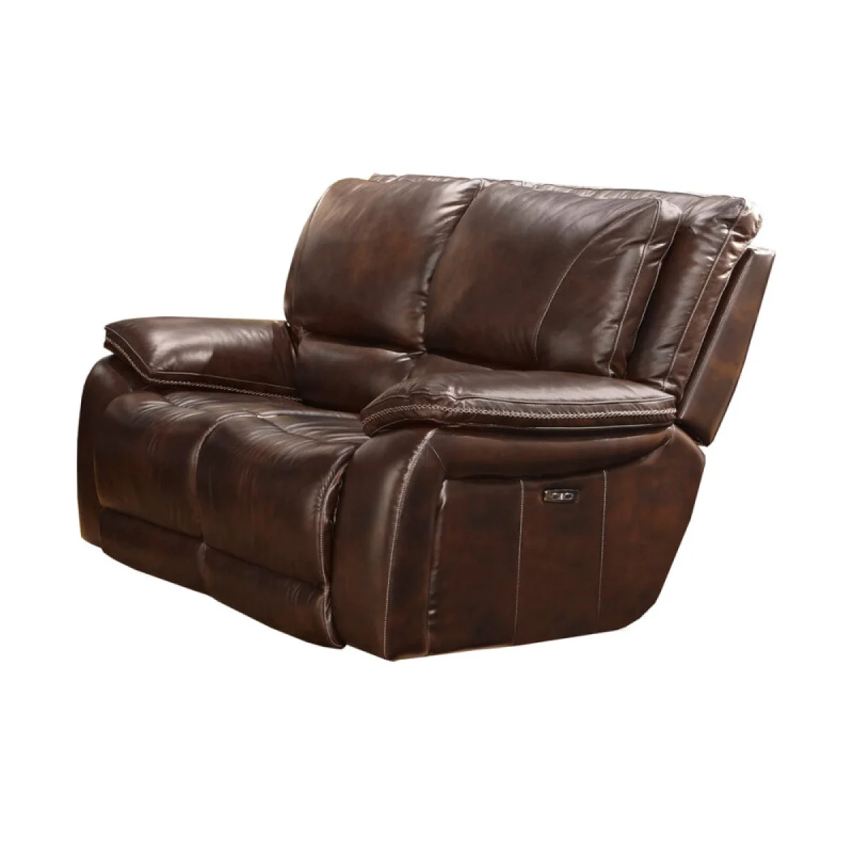 Vail – Burnt Sienna Power Loveseat Recliners Brown 11