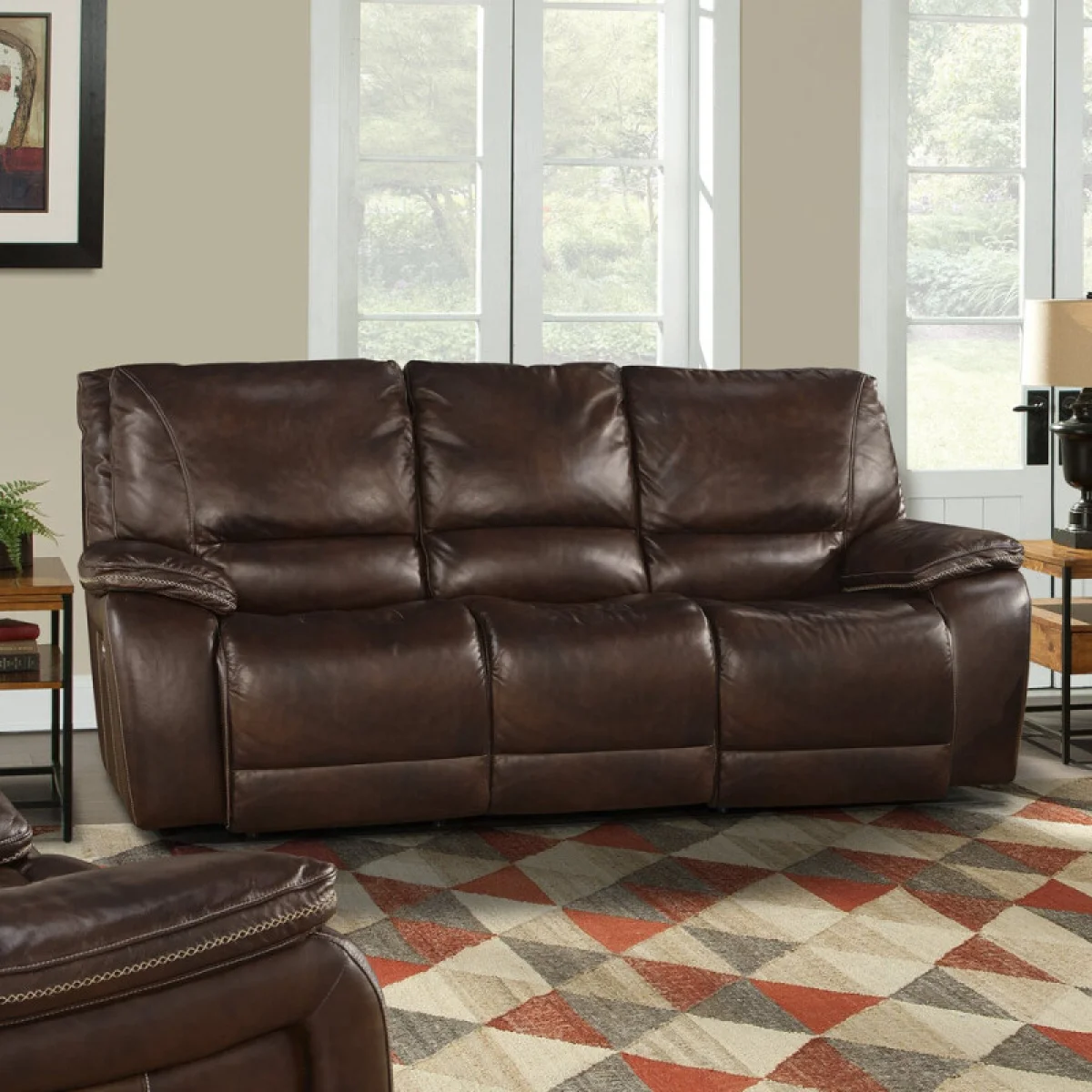 Vail – Burnt Sienna Power Sofa Recliners Brown 4