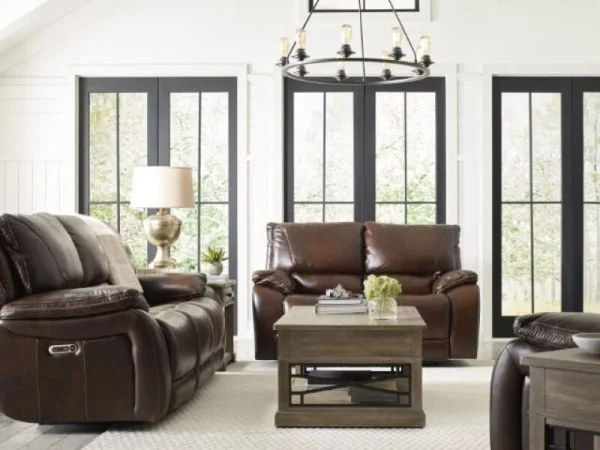 Vail – Burnt Sienna Power Sofa Recliners Brown 17