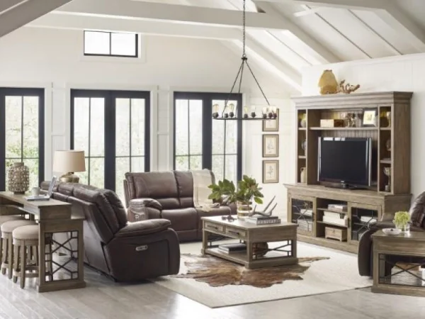 Vail – Burnt Sienna Power Sofa Recliners Brown 18