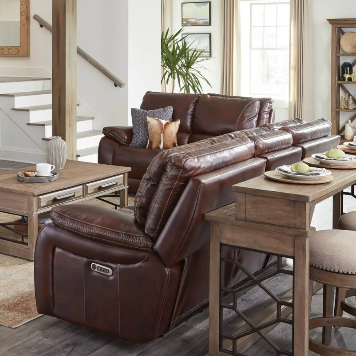 Vail – Burnt Sienna Power Sofa Recliners Brown 12