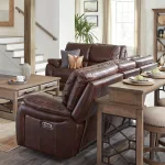 Vail – Burnt Sienna Power Sofa Recliners Brown 22