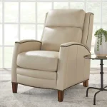 Vermont – Pearl Glow Power High Leg Recliner With Power Headrest Recliners Cream 10