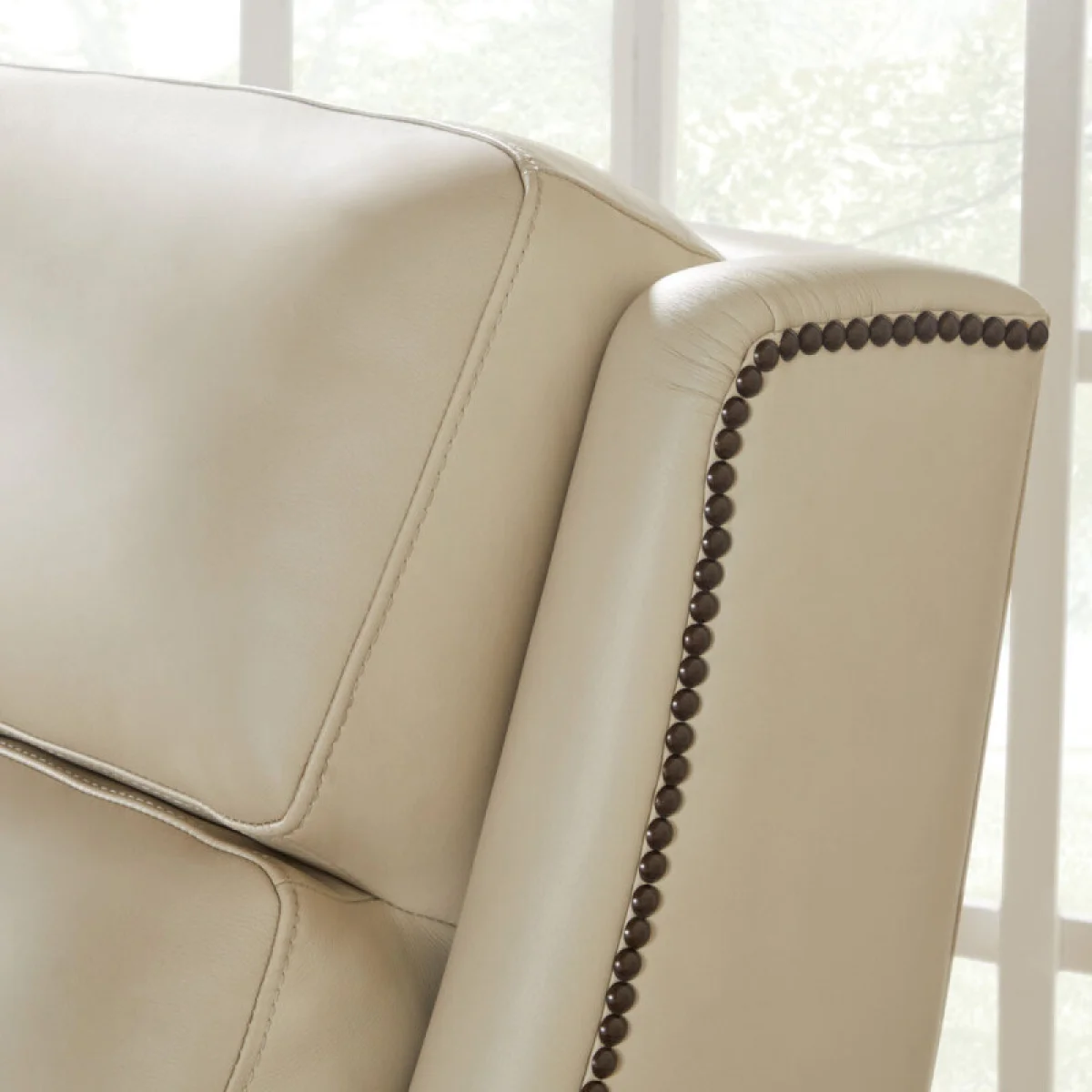 Vermont – Pearl Glow Power High Leg Recliner With Power Headrest Recliners Cream 8