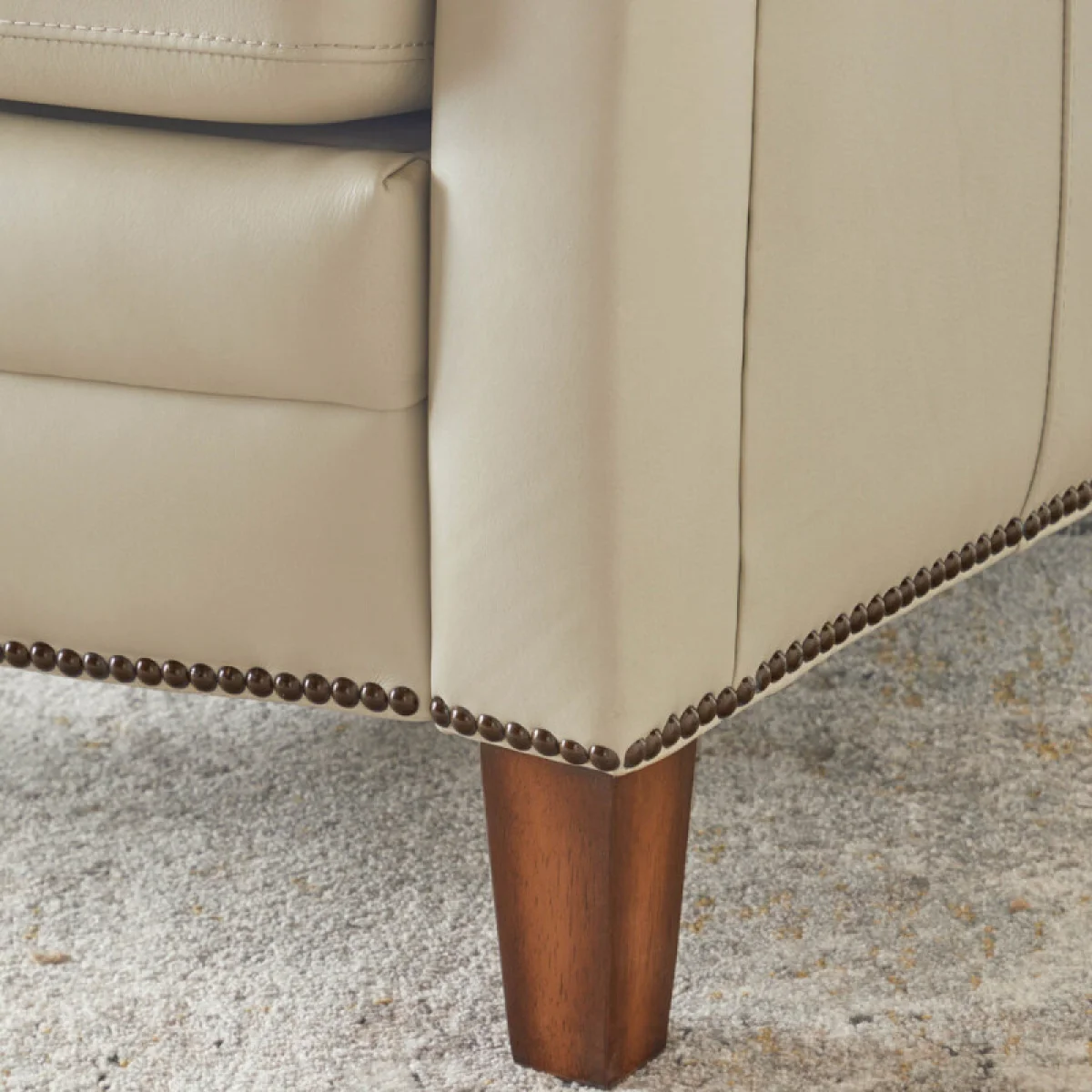 Vermont – Pearl Glow Power High Leg Recliner With Power Headrest Recliners Cream 9