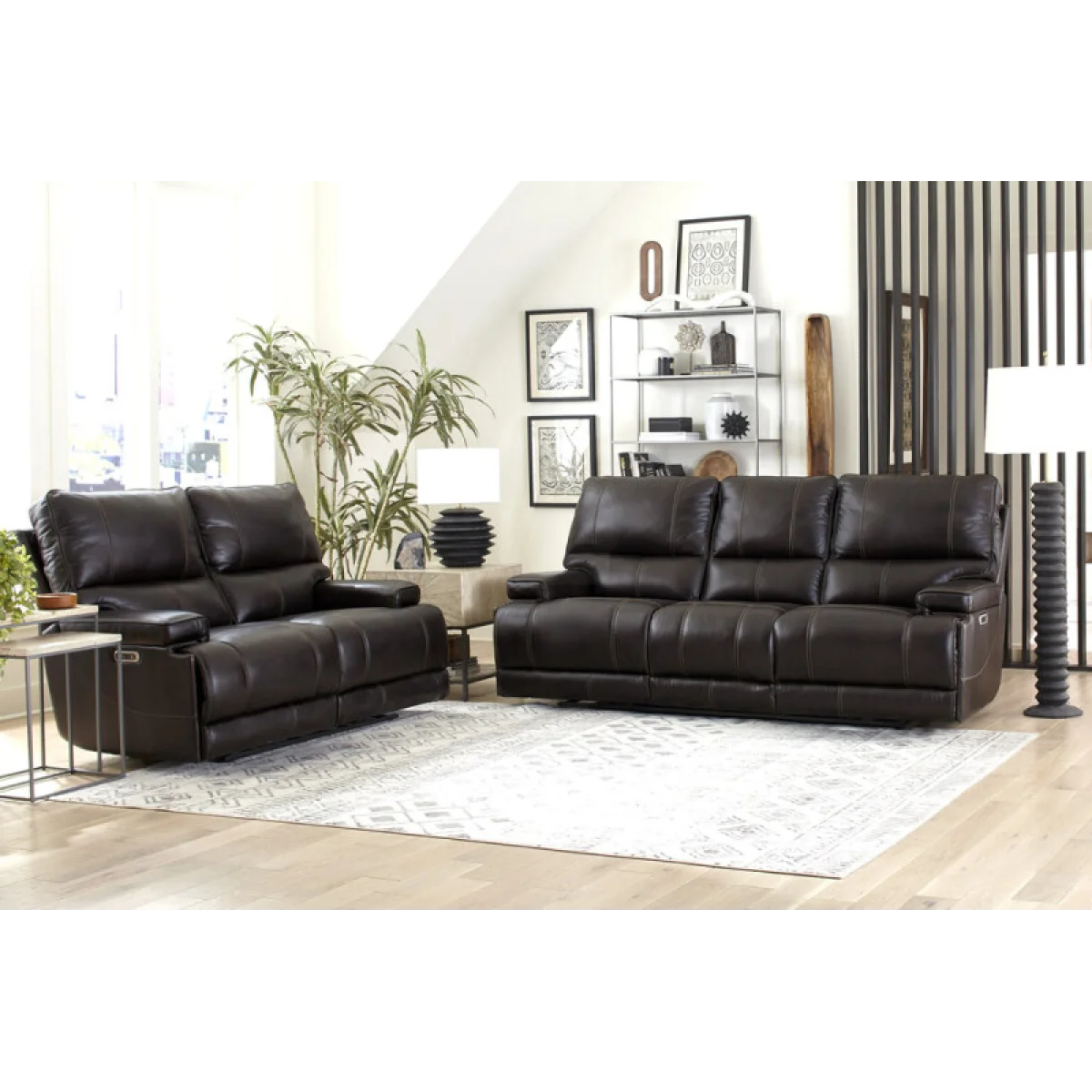 Whitman – Verona Coffee – Powered By Freemotion Power Reclining Collection Recliners Brown 6