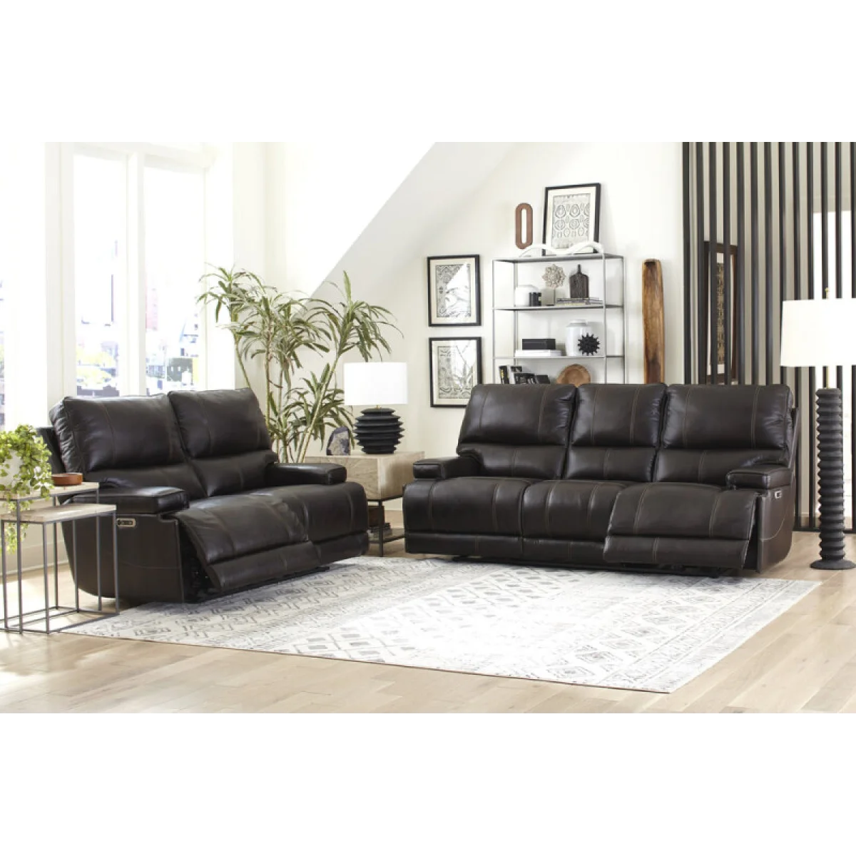 Whitman – Verona Coffee – Powered By Freemotion Power Reclining Collection Recliners Brown 7