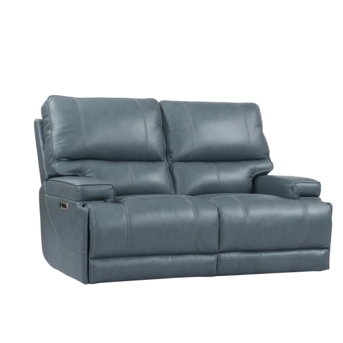 Whitman – Verona Azure – Powered By Freemotion Power Cordless Loveseat Recliners blue 6