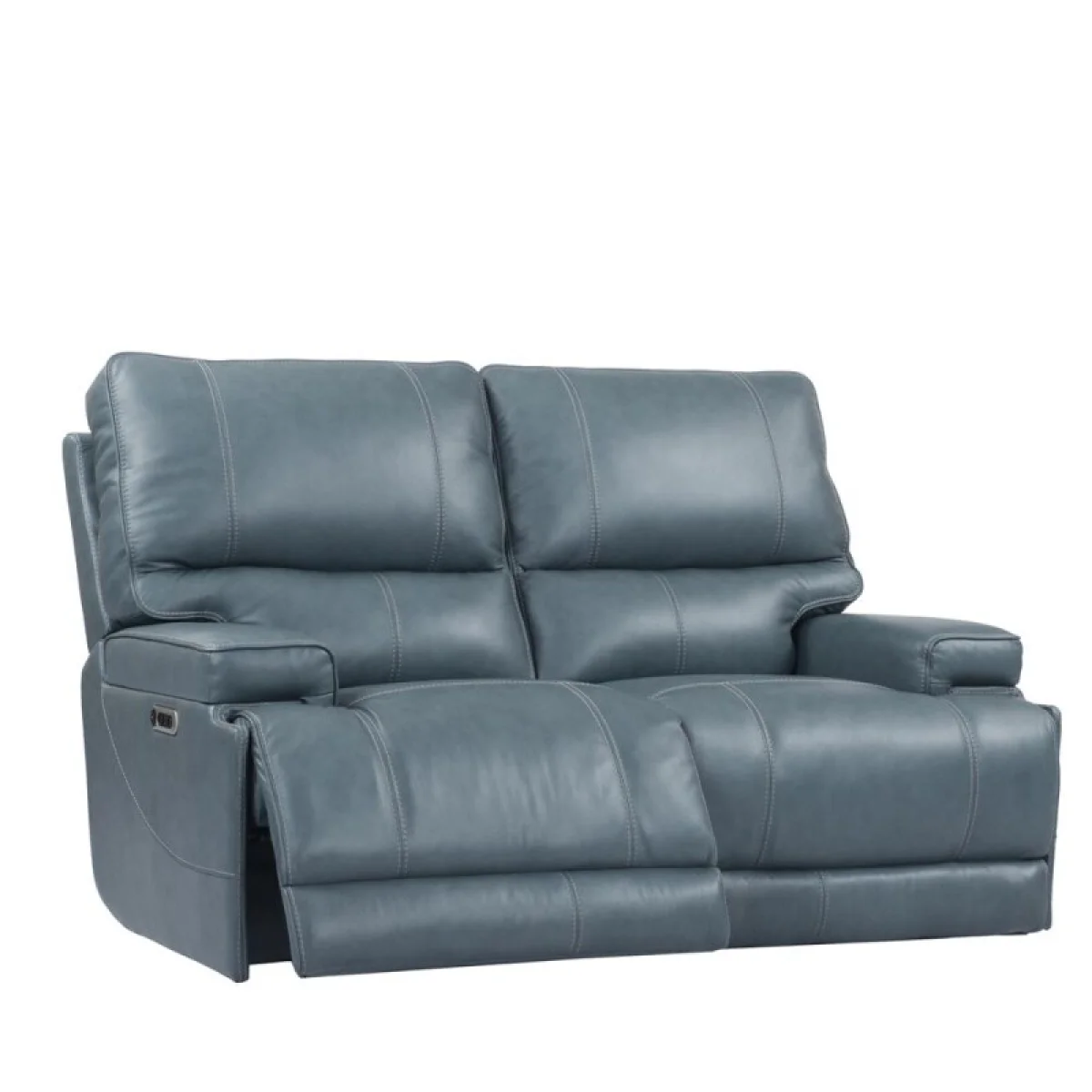 Whitman – Verona Azure – Powered By Freemotion Power Cordless Loveseat Recliners blue 7