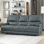 Whitman – Verona Azure – Powered By Freemotion Power Cordless Sofa Recliners blue 11